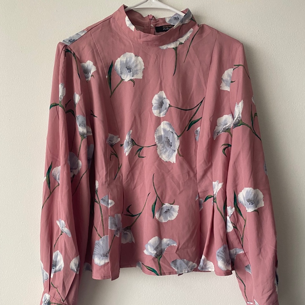 Forever 21 peplum blouse
